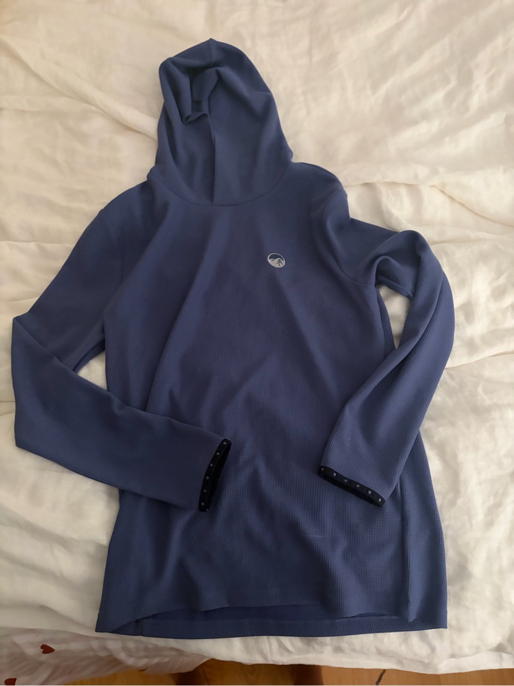 Greyson Periwinkle Hooded Cowl Sweater